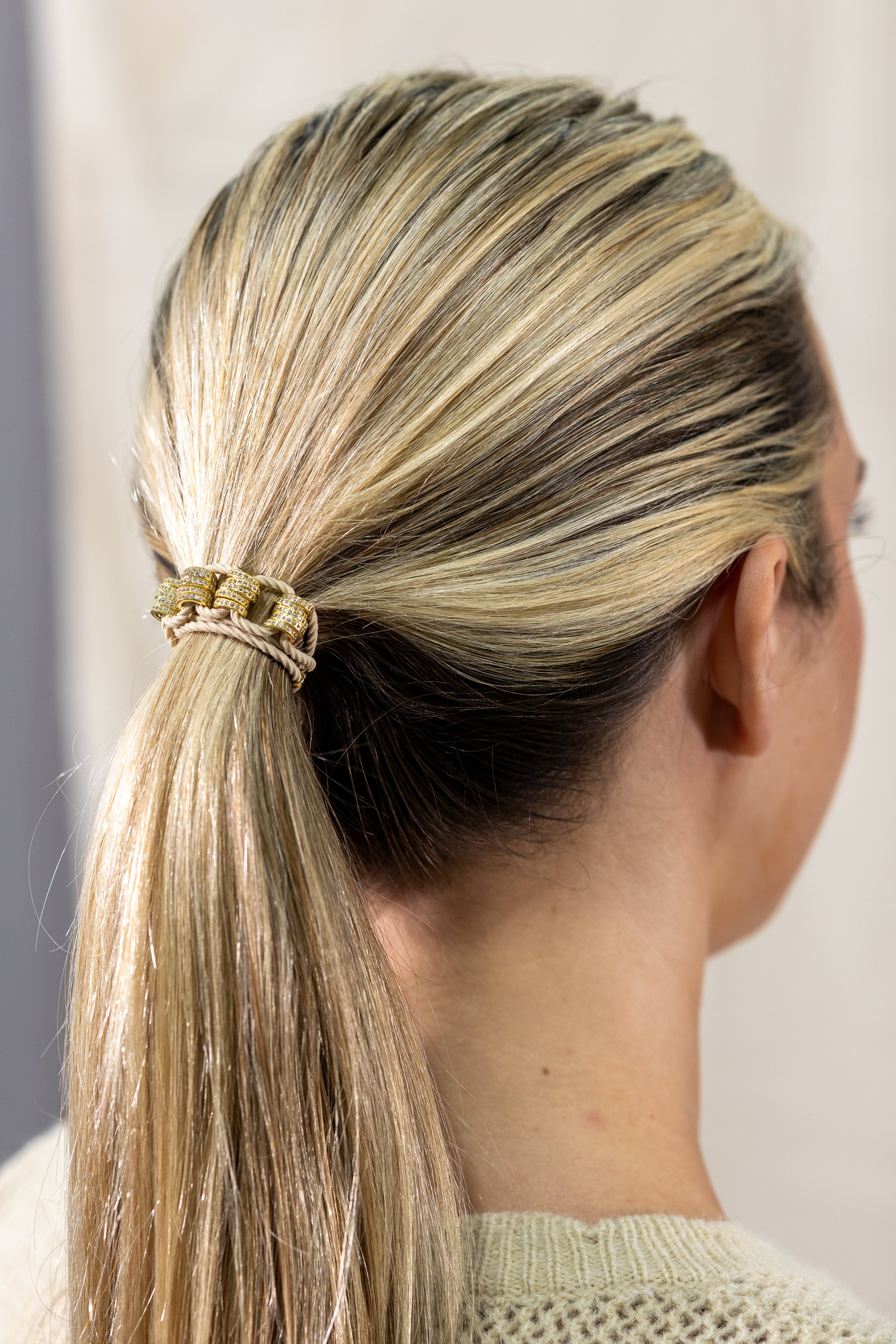 New! Lady of the Rings Double Jeweled Tie