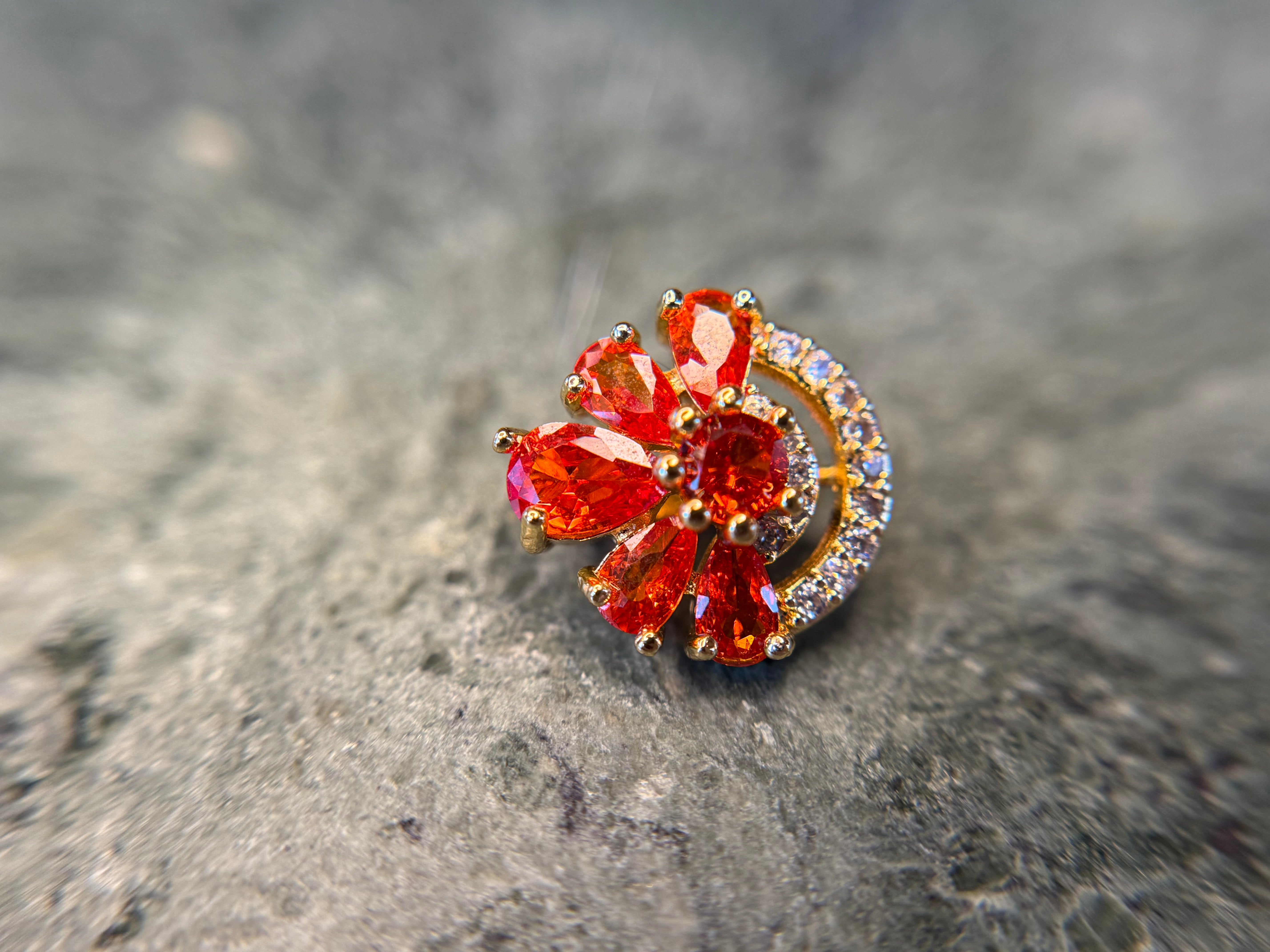 Art Deco Diamond CZ Hair Brooch - Barcitas