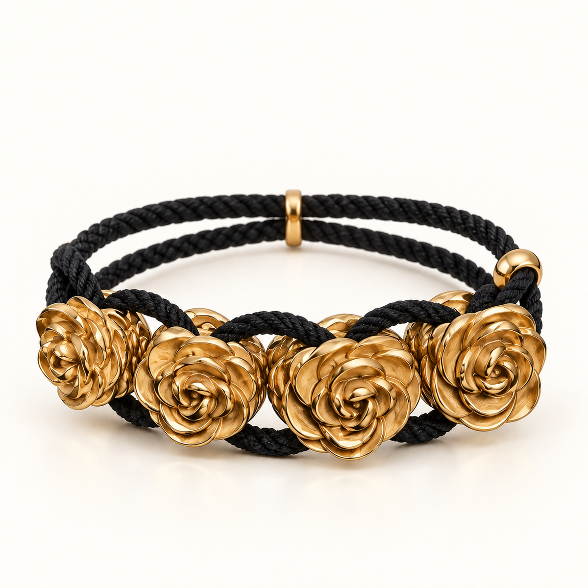 Steel Magnolia Bracelet Hair Tie